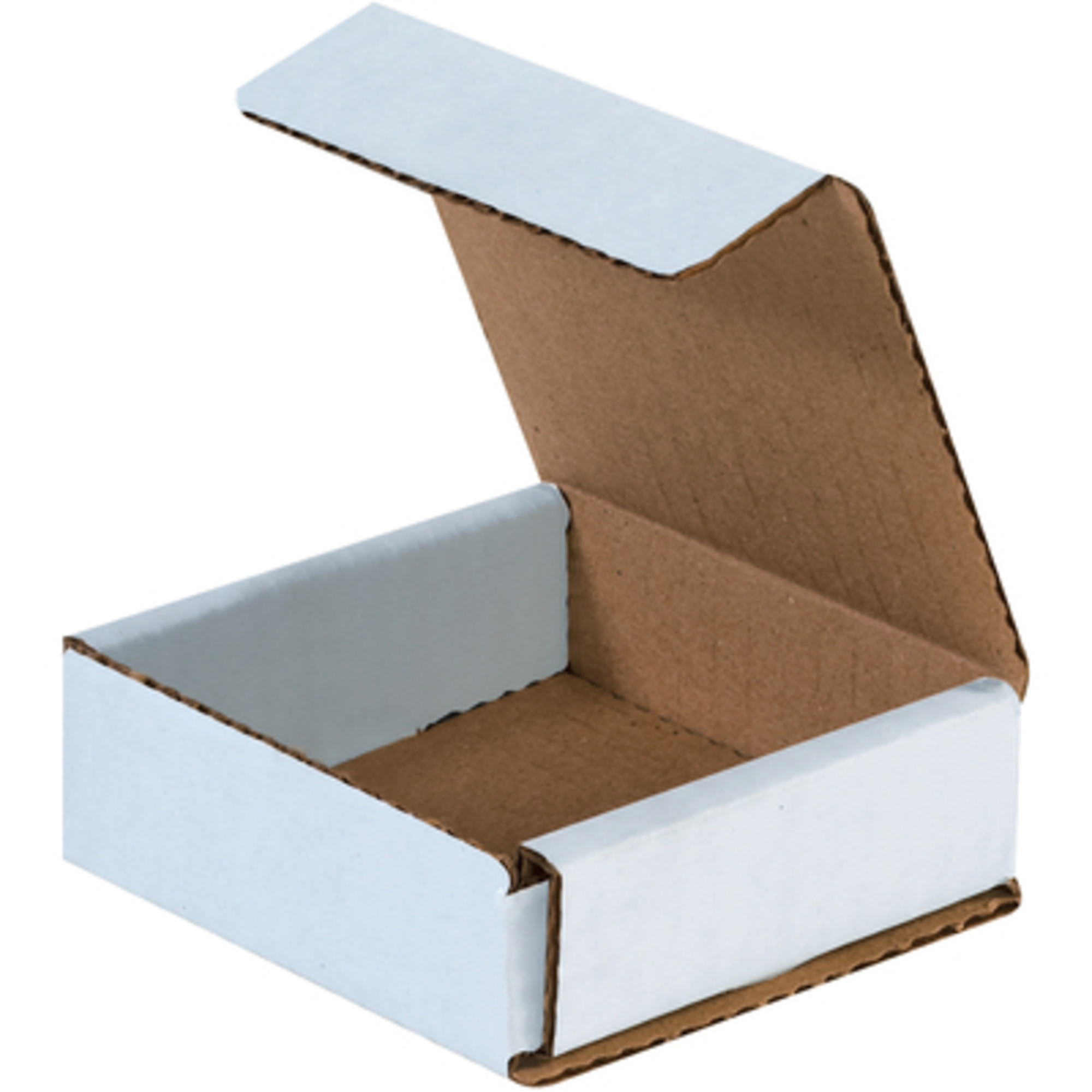 3 x 3 x 1in. White Corrugated Ms 50/CS, Length 3 in, Model# M331